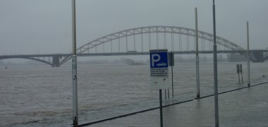 Hochwasser Nijmegen 2011